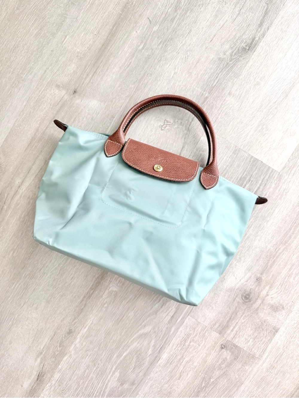 Longchamp Le Pliage Small Handbag | Celadon